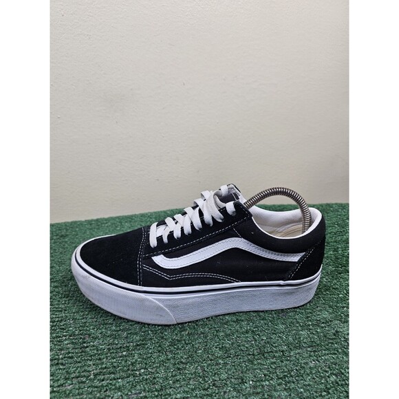 Vans Old Skool Stackform Platform Suede Canvas Shoes Mens 9 Womens 10.5 - Picture 6 of 11